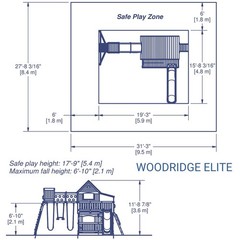 Backyard Discovery Woodridge Elite Cedar Swing Set FREE SHIPPING USA