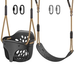 Toddler Swing Set Accessories High Back Full Bucket Swing Seats w/Adjustable …