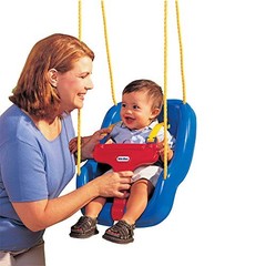 LITTLE TIKES 2-IN-1 SNUG & SECURE SWING – BLUE
