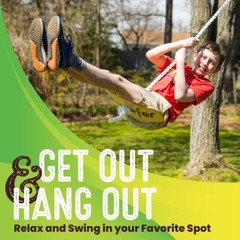Premium Maple Wood Swing – Weather Resistant – Easy Installation – 150Lbs