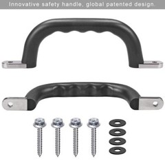 2 Sets Non-Slip Solid Playground Safety Handles, Swing Set Kids Safety Hand Grip