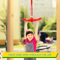 2 Pack Ninja Twist Swing 360° Handle Twist Playset Ninja Line Toys Jungle Gym…