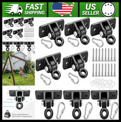 BETOOLL Heavy Duty Swing Hangers Set of 8 for Playground Porch Yoga Seat