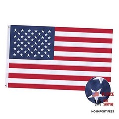American Flag – Outdoor Heavy Duty Durable 210D Oxford Polyester US 1×1.5 Ft