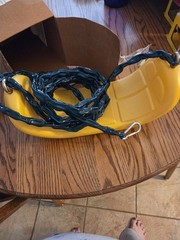 Vintage Hedstrom Contour Swing Yellow with S hooks
