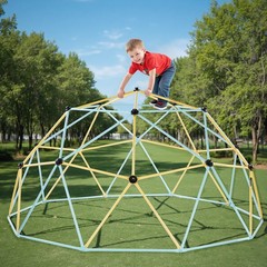 VEVOR Climbing Dome 10FT Geometric Dome Climber 1000LBS Loading Kids Jungle Gym