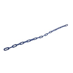 Blue Heavy Duty Soft Plastic Coated Iron Chain Iron Link For Swing Seat 1.2M
