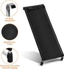 Universal Trampoline Ladder Slide Kit, 3 Steps Wide Step Slide Ladder for Trampo