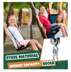 Swing Set Hangers – Heavy Duty Brackets with Locking Snap Hooks Wood Porch DIY