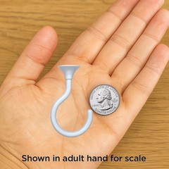2 Sets Large Swag Ceiling Hooks 2.4 inch Heavy Duty Metal Ceiling Hooks for H…