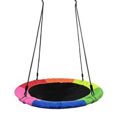 Tree Swing, Saucer Flying Swing 40 Inch for Kids, 900lbs Weight Multicolor