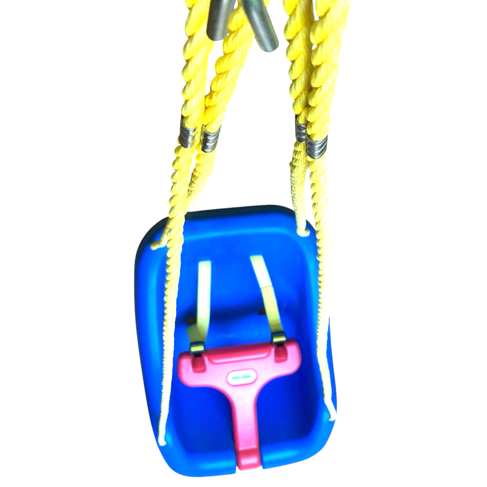 Little Tikes Swing 2 in 1 Snug n Secure Swing Blue w Instructions Made in USA