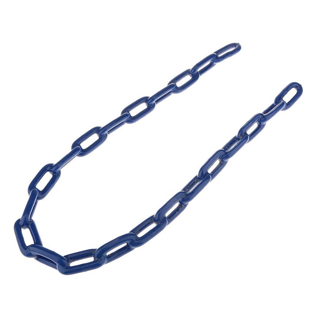 Blue Heavy Duty Soft Plastic Coated Iron Chain Iron Link For Swing Seat 1.2M