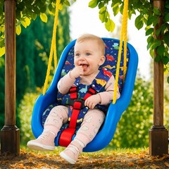 New Swing Seat Hanging Chair Outdoor Baby Toddler Kids Child Tree Play Children