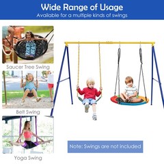660 LBS Heavy-Duty Metal Swing Frame Extra Large Swing Stand for Adults and Kids