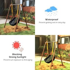 Outdoor Toddler Swing Seat Cover, Playground & Patio Yard Covers for Swings