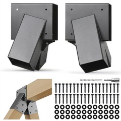 201 Stainless Steel Swing Set Bracket 2pcs A-Frame Brackets with All Mounting…