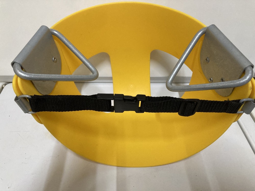 Tot Half Bucket Rubber Swing Seat w/ Safety Strap