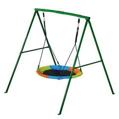 Uimoso Outdoor Swing Set with 40-Inch A-Frame for Kids’ Backyard Fun