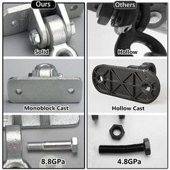 2400lb Capacity Heavy Duty Swing Hangers For Wooden Sets Playground Porch Indoor