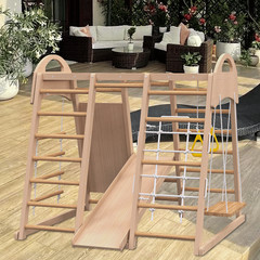Kids Boys Girls Bedroom Swing Slide Set Playground Climbing Playset, Ages 2-6yrs
