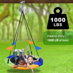 2 Pack Silent Swing Hanger Heavy Duty Stainless Steel Swing Hook with Swivel …