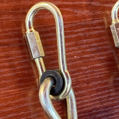 2 Tire & Swing set snap hook hanger,bolt thread hardware 8-6″ shaft galvanized