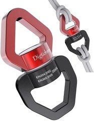 35KN Swing Swivel, Spinner for Indoor Outdoor Swings, Black Red | For hanging…