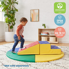 Softzone Little Me Climb and Slide, Toddler Playset, Assorted, 2-Piece