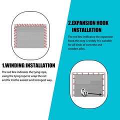 Climbing Cargo Net for Kids Outdoor Balcony Safety Net Rope Netting Playground