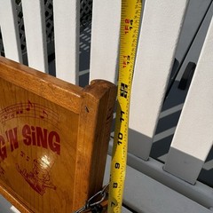 Vintage Swing N Sing Childs Wood Swing Please Read Below