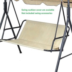 Patio Porch Swing Seat Cover, 2/3 Seater Bench Swing Cushion Covers, 900D Thi…