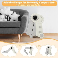 Folding Freestanding Toddler Slide for Toddlers Age 18+ Months w/ Climber Indoor