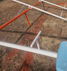 Vintage Teeter Totter Seesaw Six Kid 12 Foot School Playground Equipment