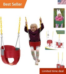 Durable Toddler Swing Seat – High Back Style with Easy Setup for Outdoor Fun