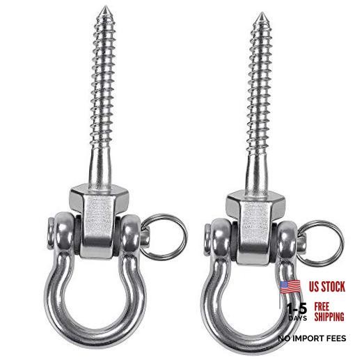 Heavy Duty Swing Hangers – Set of 2 ef of 2 pk With Bow Ring of 2 Pack