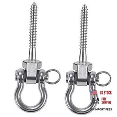 Heavy Duty Swing Hangers – Set of 2 ef of 2 pk With Bow Ring of 2 Pack