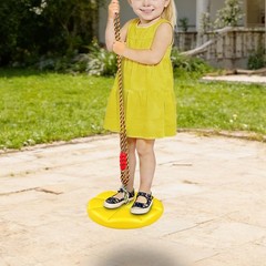 Outdoor Hanging Disc Swing For Playground Garden Adjustable Height Load 132 lbs