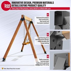 Heavy Duty Swing Set Bracket 2 Pack A Frame