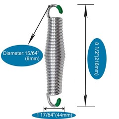 Porch Swing Springs Heavy Duty – 1300Lbs Hammock Chair Spring,Hanger Ceiling …