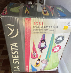 La Siesta Joki Hanging Crow Nest Swing Pod Chair Kids Hammock New Sealed