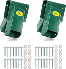 A-Frame 2 Brackets Swing Set Bracket with Mounting Hardware (Green)