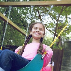Swing Seat Heavy Duty Anti-Rust Metal Chains Indoor Outdoor Garden Playground US
