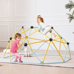 6FT Climbing Dome Geometric Dome Climber Play Center 600LBS w/ Climbing Grip