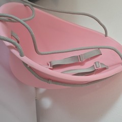 Swurfer Pink Toddler Swing Seat w/ Ropes, 3-Point Safety Harness, Age 1-4
