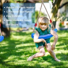 Tree Swing Seat, Swing Set Accessories for Kids Outdoor & Indoor Blue