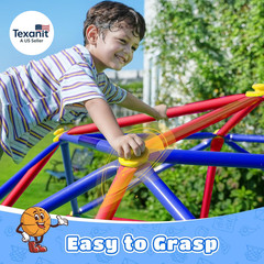 10FT Climbing Dome, Outdoor Jungle Gym for Kids with Climbing Grip – Geometric D