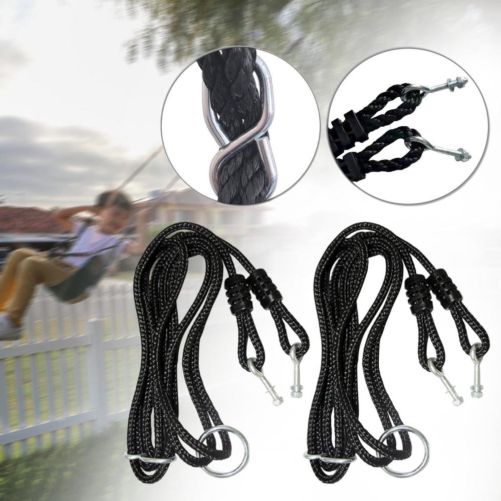 2Pcs Swing Rope Extension Cord Backyard Swing Line
