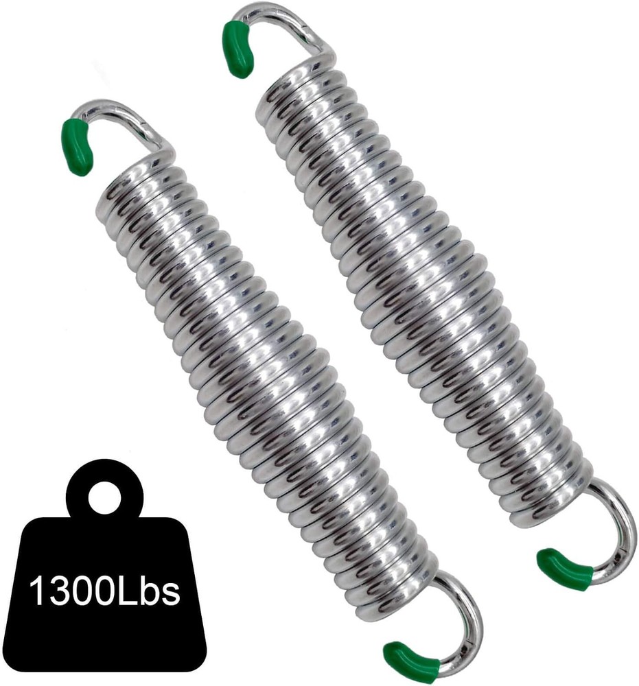 Heavy Duty Porch Swing Springs – 1300 LBS, 304 Stainless Steel,for Hammock, S