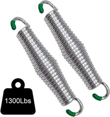 Heavy Duty Porch Swing Springs – 1300 LBS, 304 Stainless Steel,for Hammock, S
